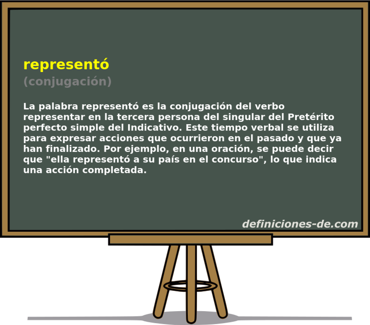 representó (conjugación)