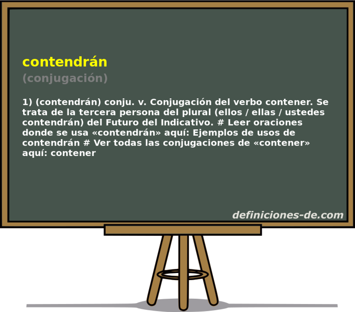 contendrn (conjugacin)