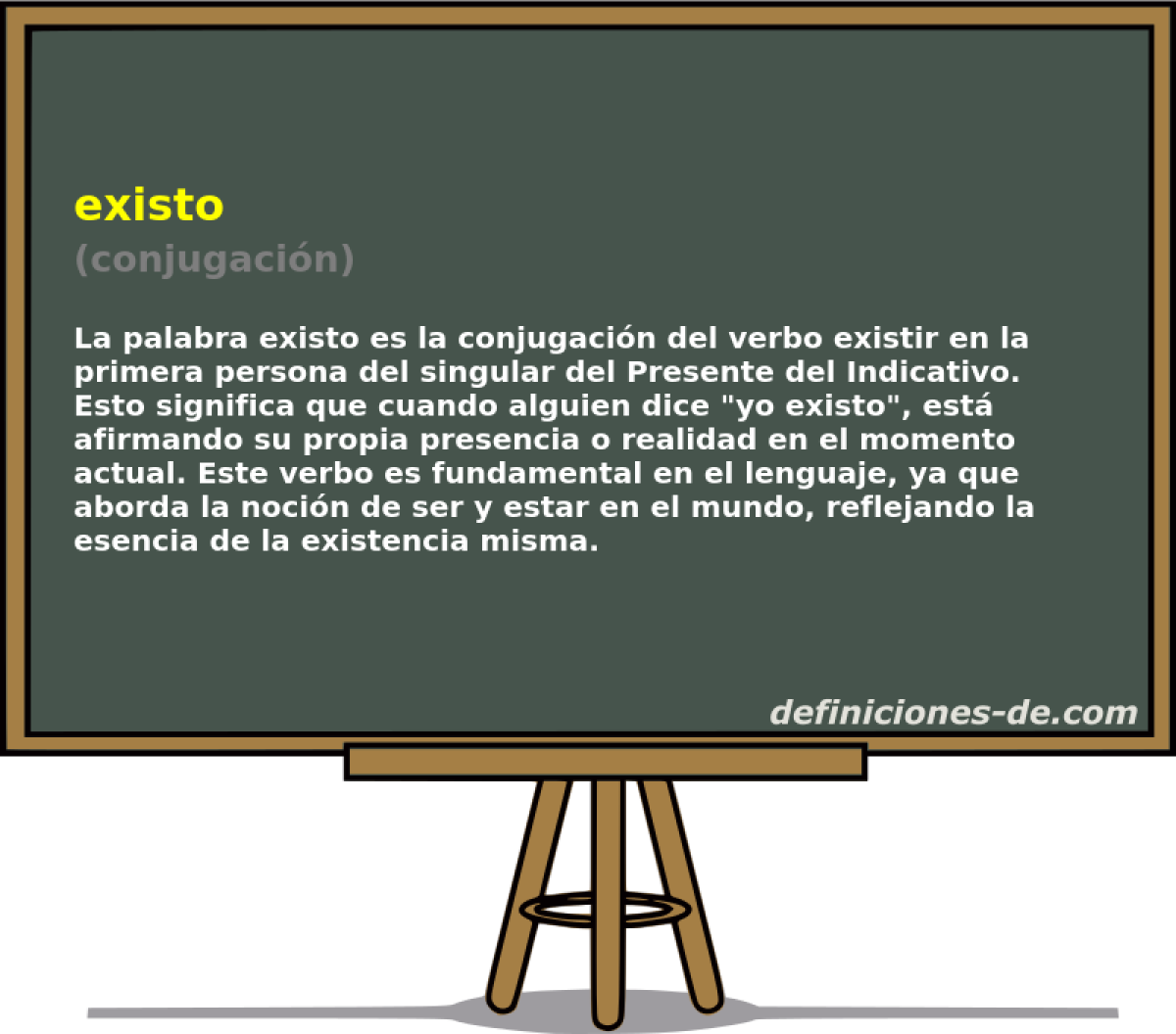 existo (conjugaci�n)