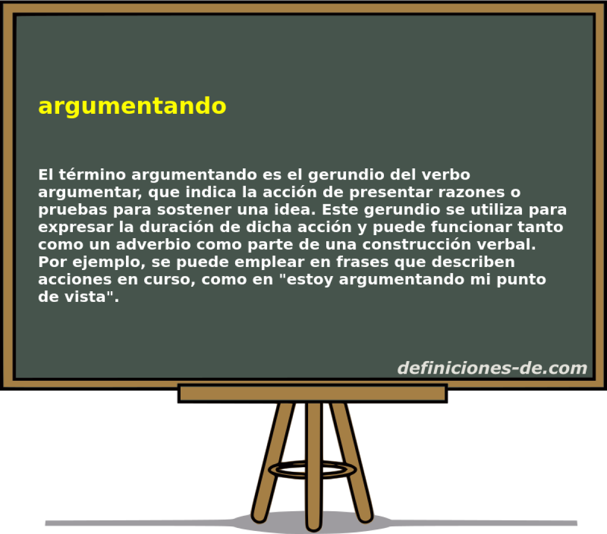 argumentando