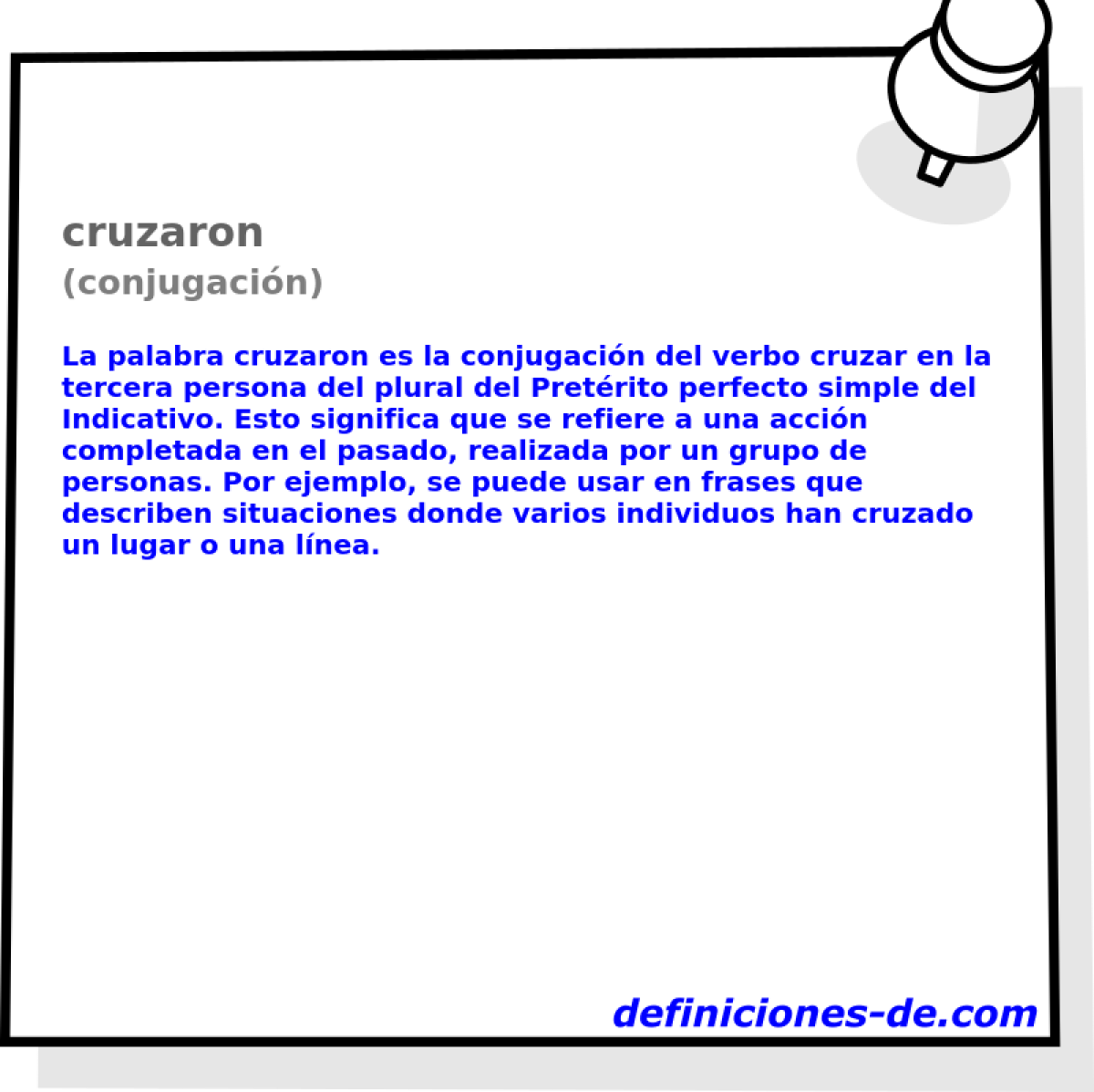 cruzaron (conjugaci�n)