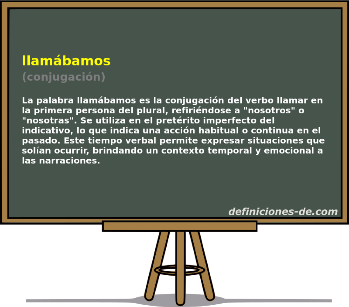 llamábamos (conjugación)