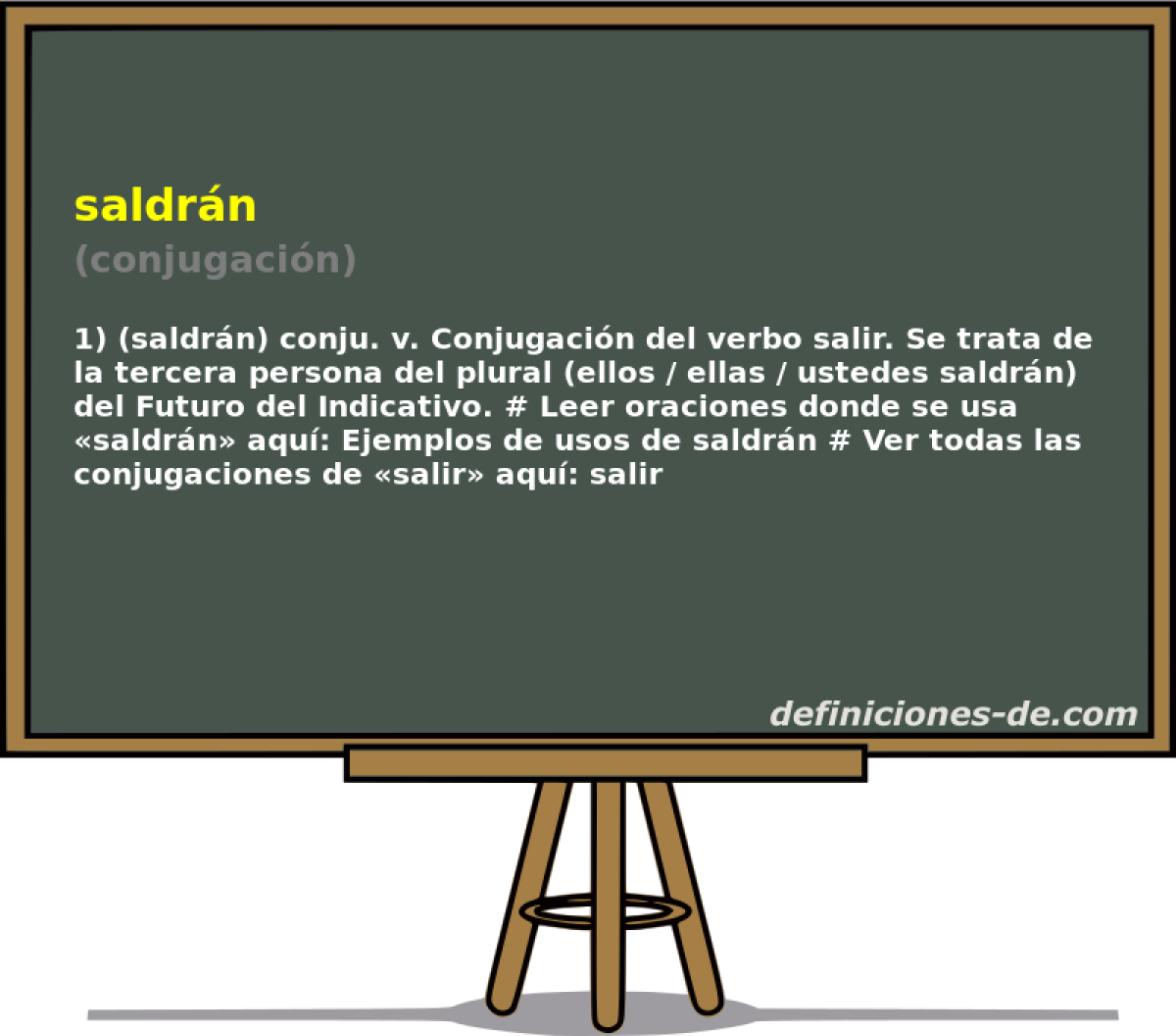 saldrn (conjugacin)