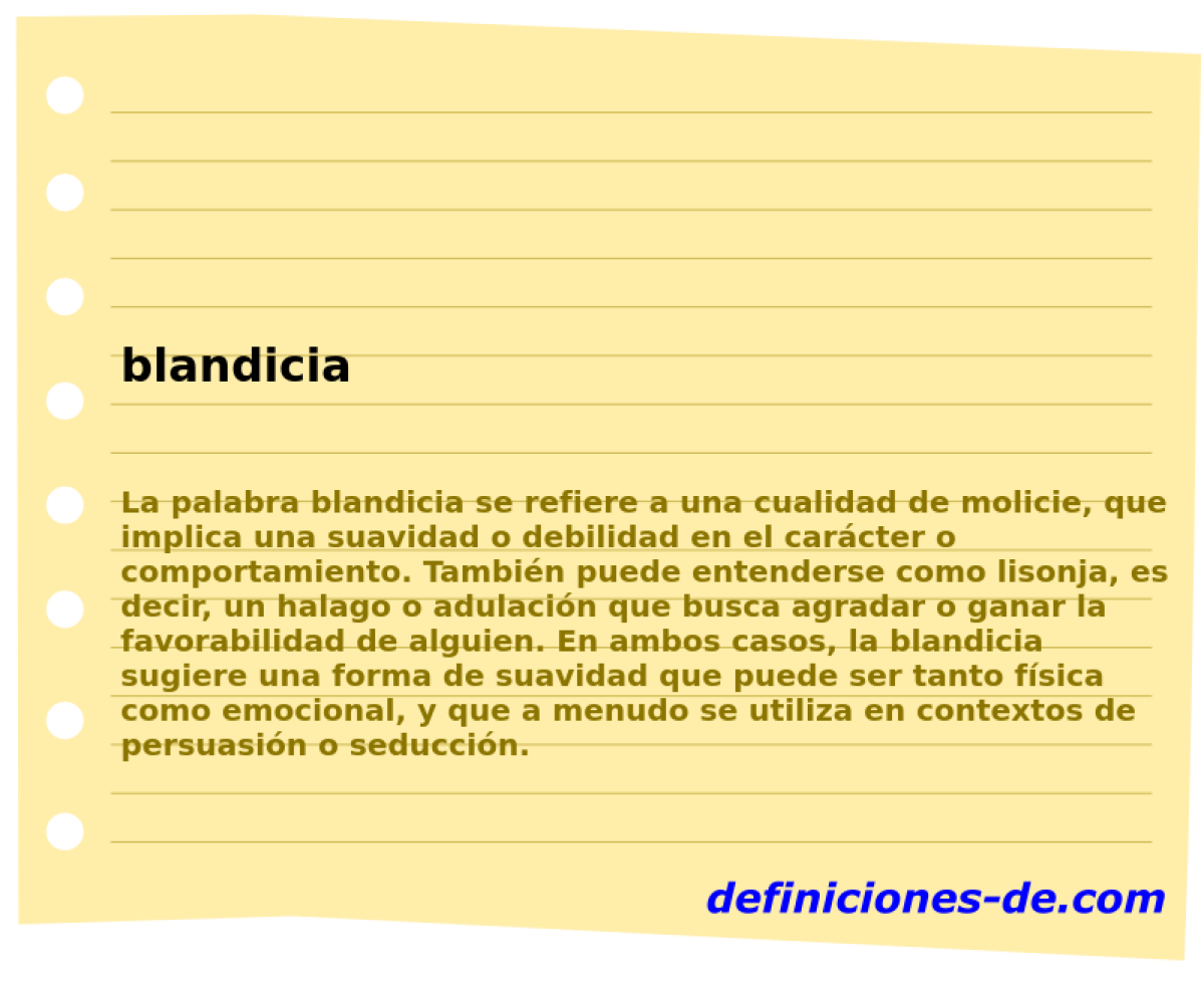 blandicia 