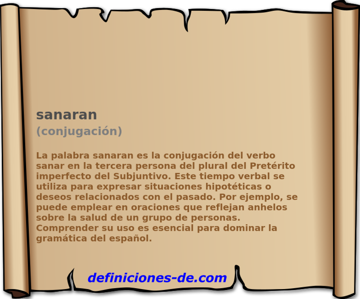 sanaran (conjugación)