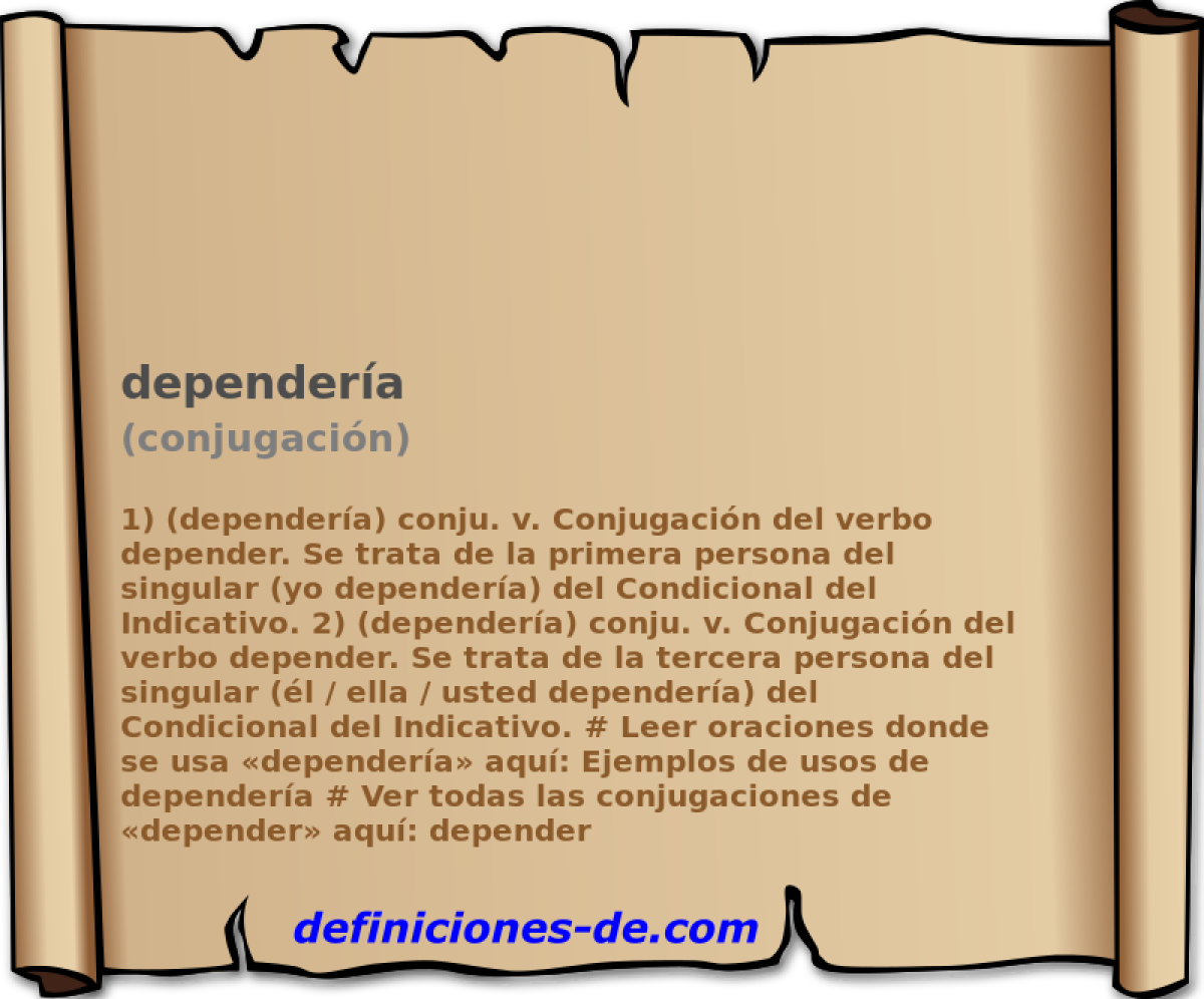 dependera (conjugacin)