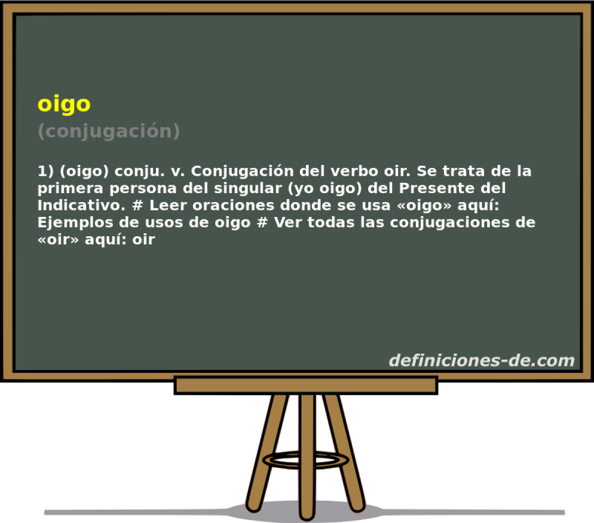 oigo (conjugacin)