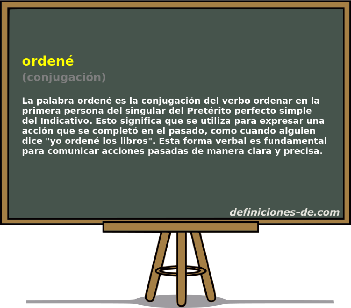 orden� (conjugaci�n)