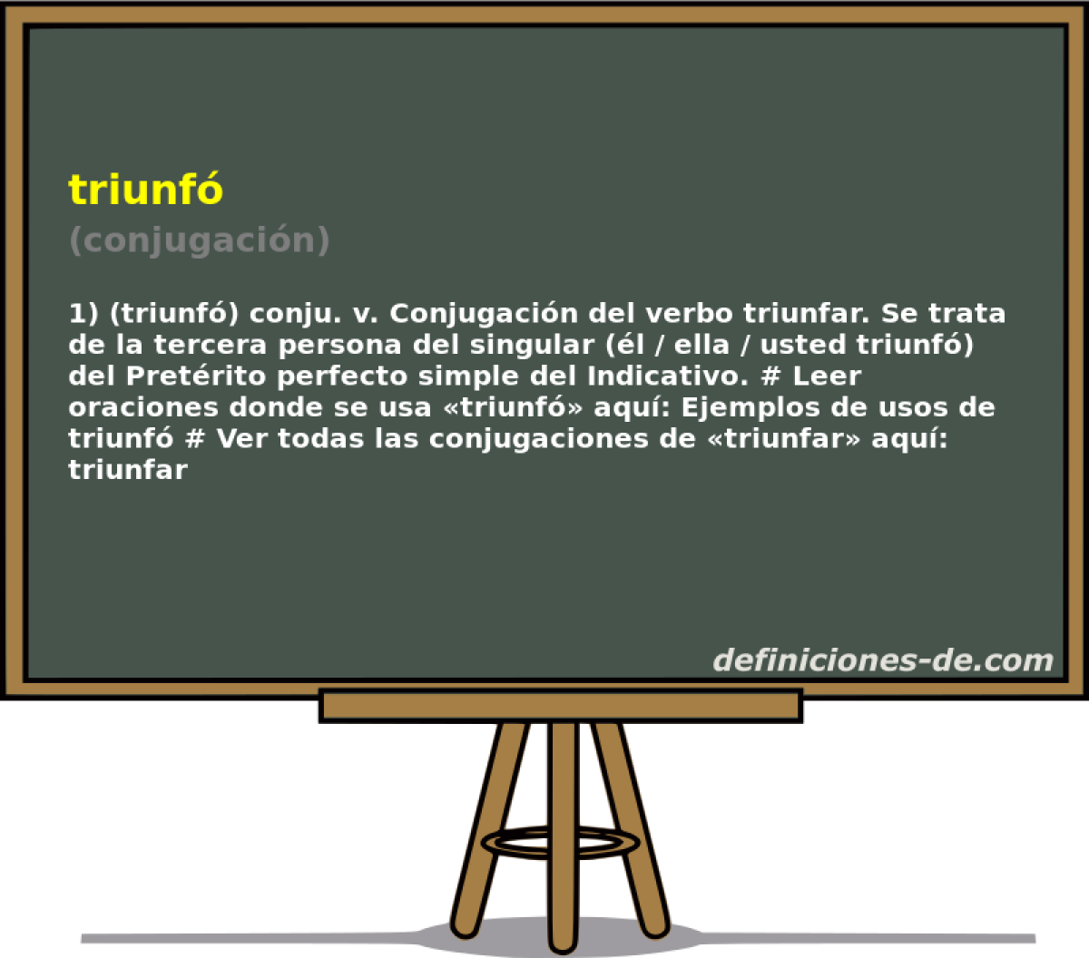 triunf (conjugacin)