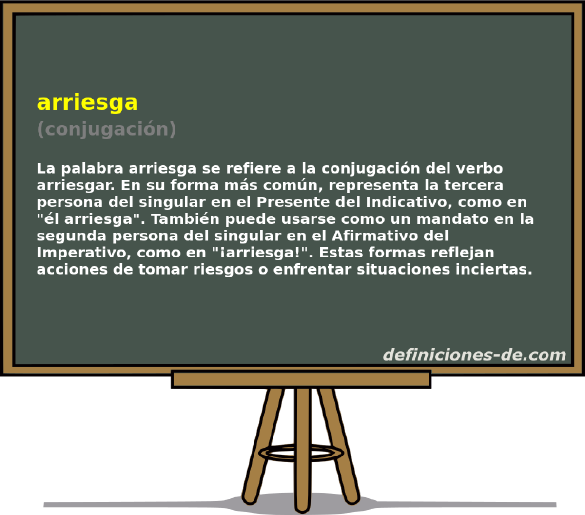 arriesga (conjugaci�n)