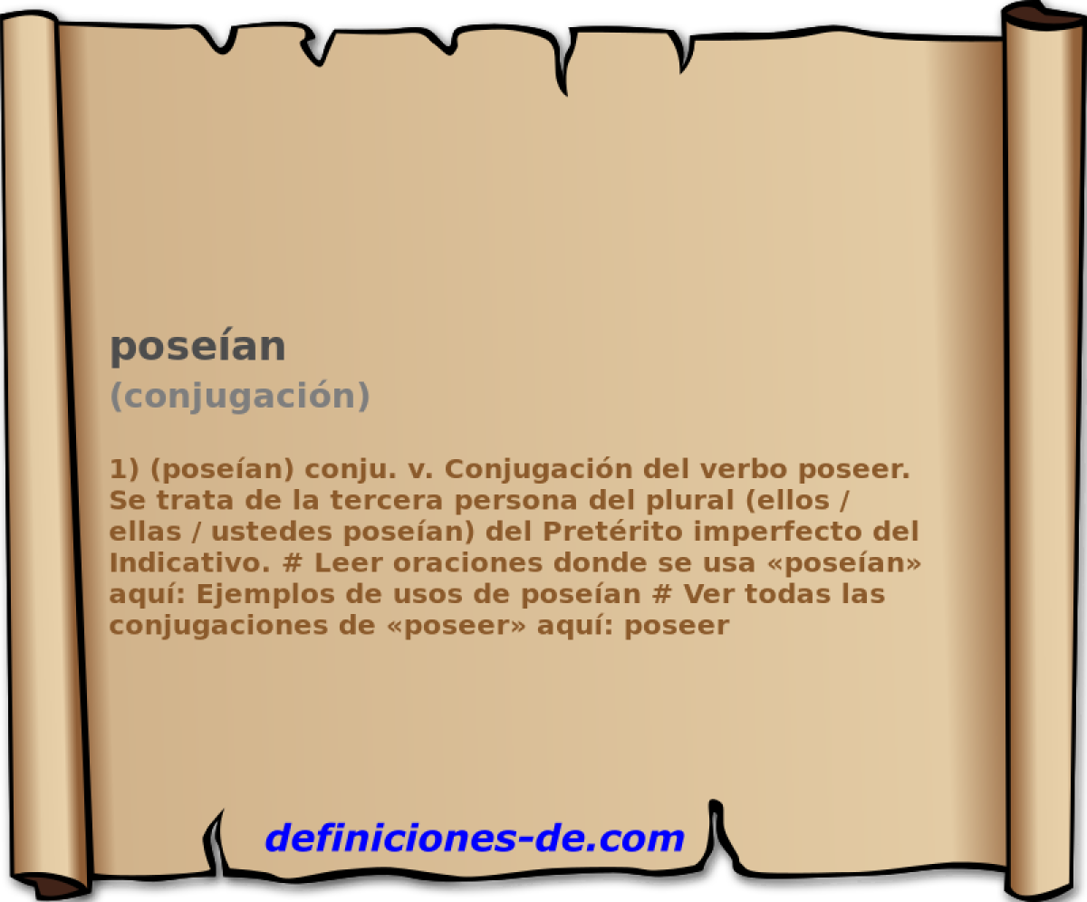 posean (conjugacin)