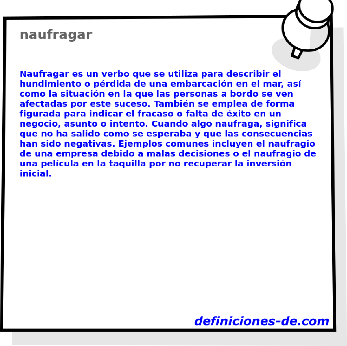 naufragar 