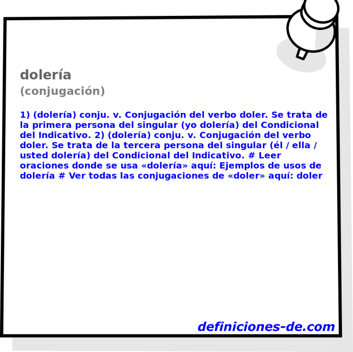 dolera (conjugacin)