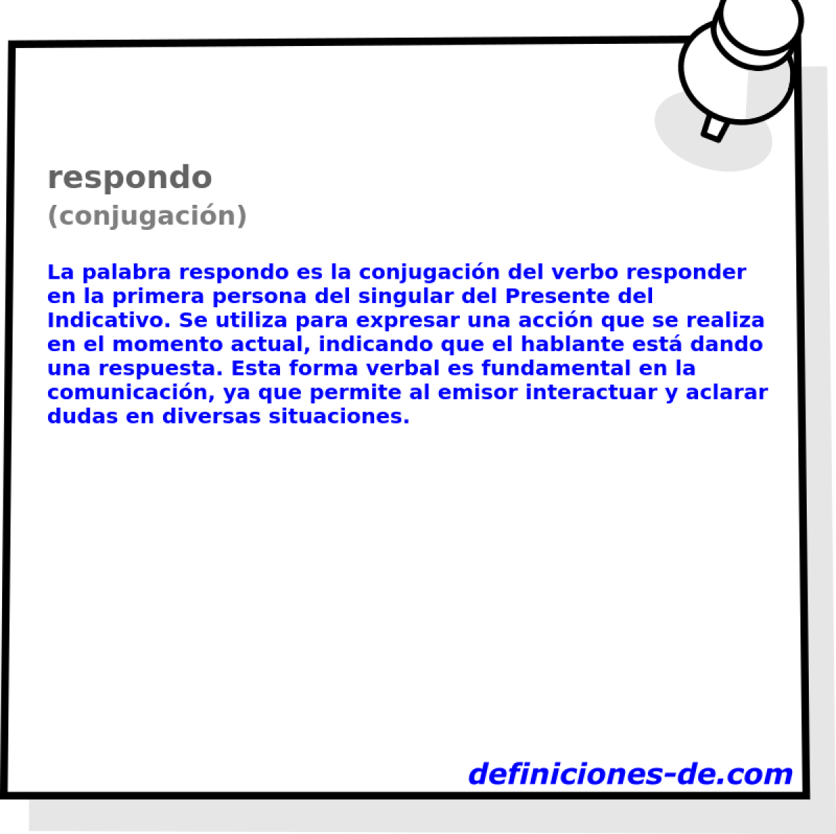 respondo (conjugación)