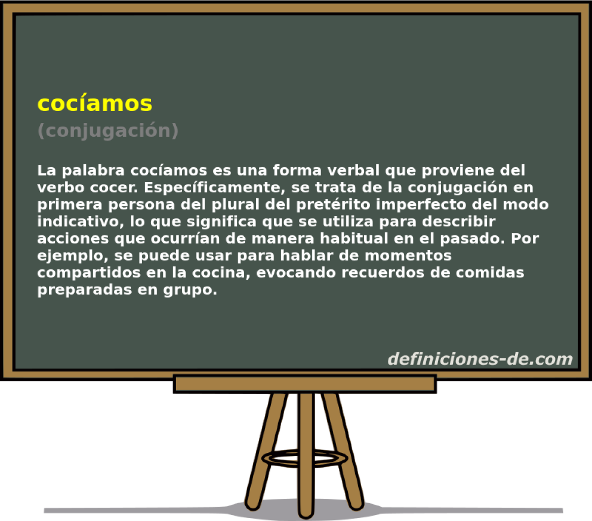 cocíamos (conjugación)