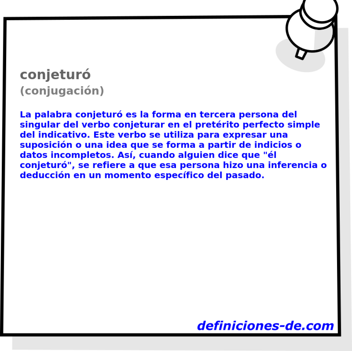 conjetur� (conjugaci�n)