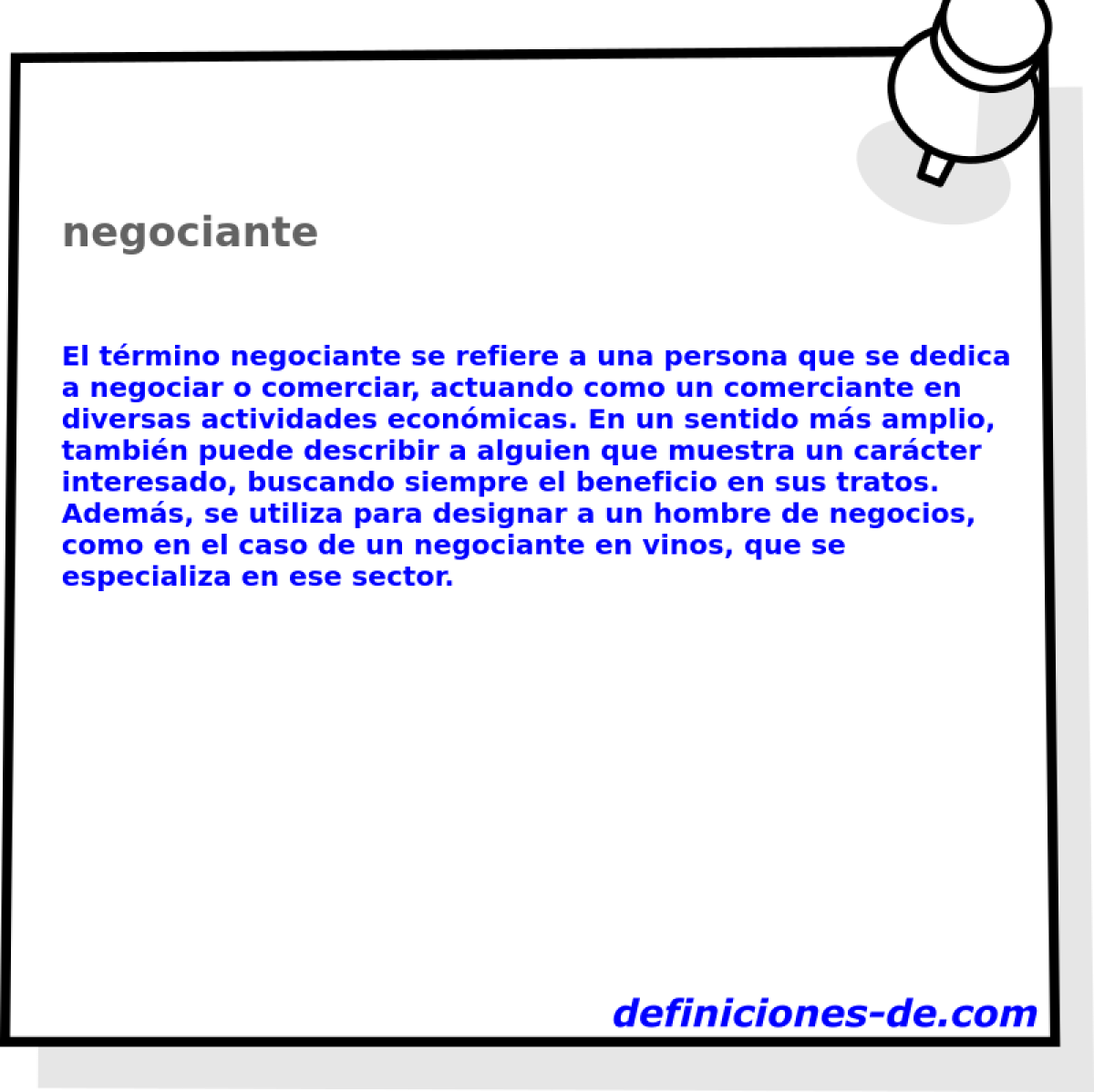 negociante 