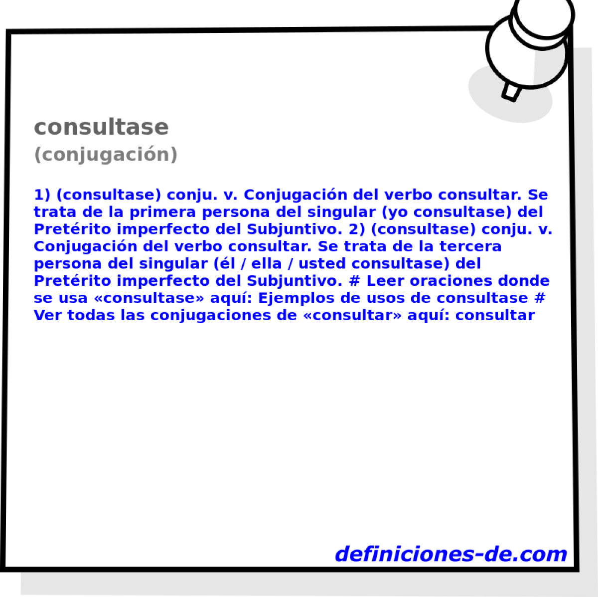 consultase (conjugacin)