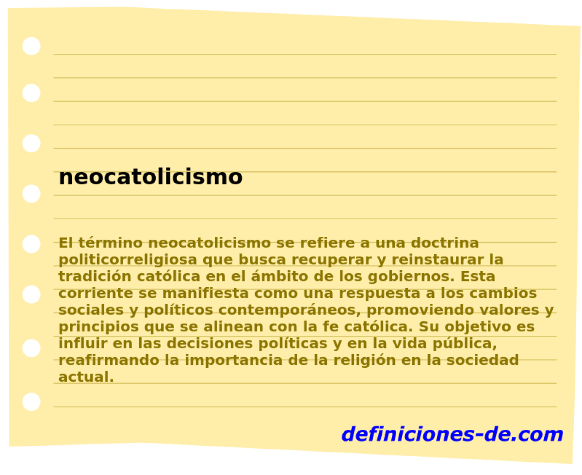 neocatolicismo 