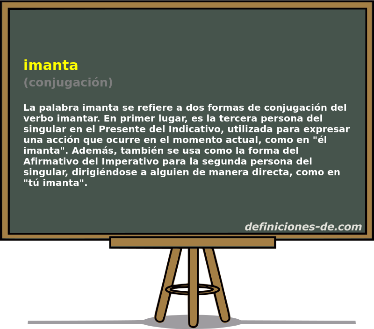 imanta (conjugaci�n)