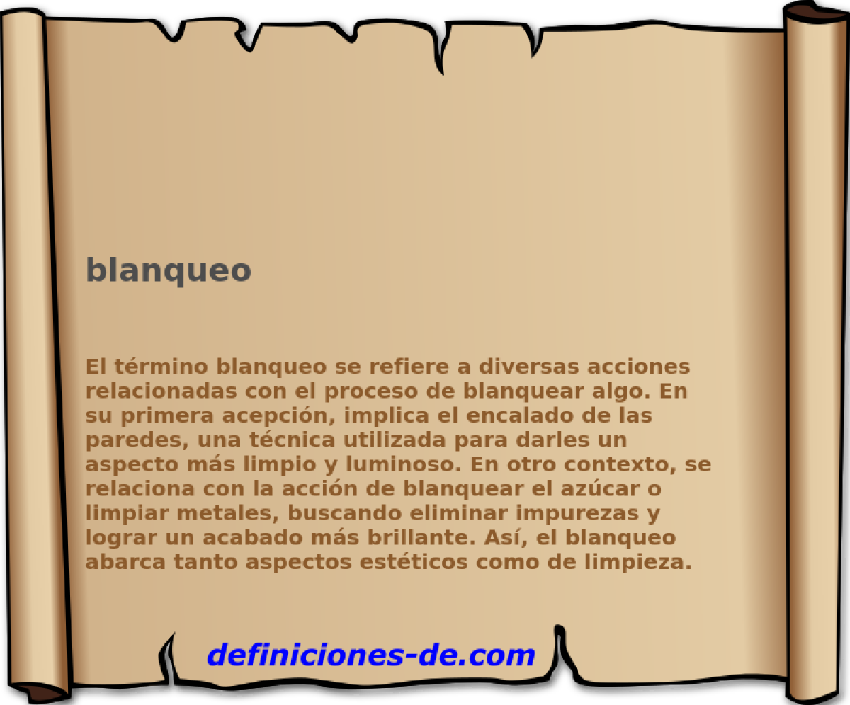 blanqueo 