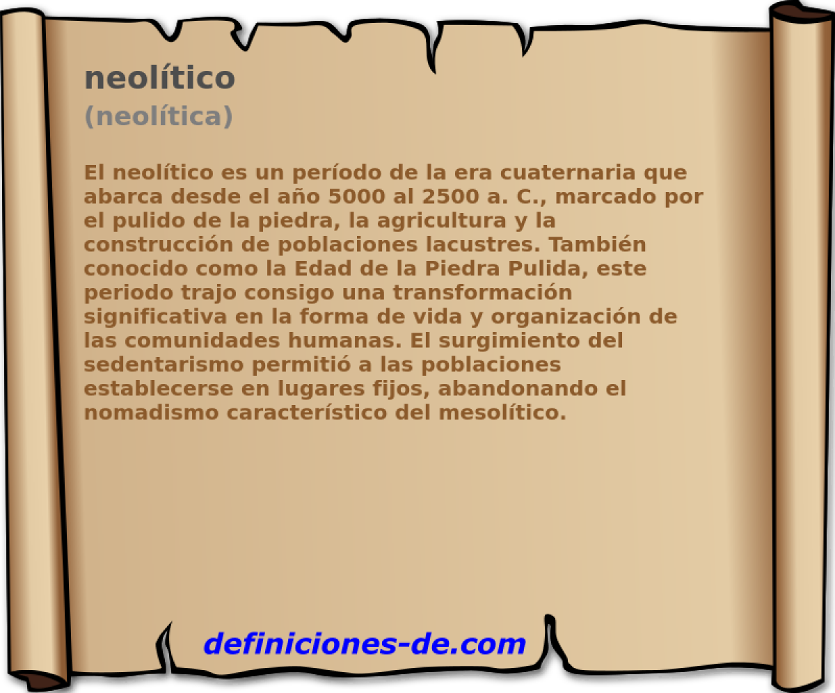 neoltico (neoltica)