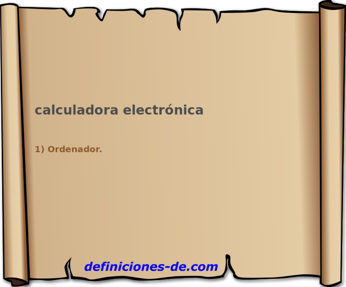 calculadora electrnica 