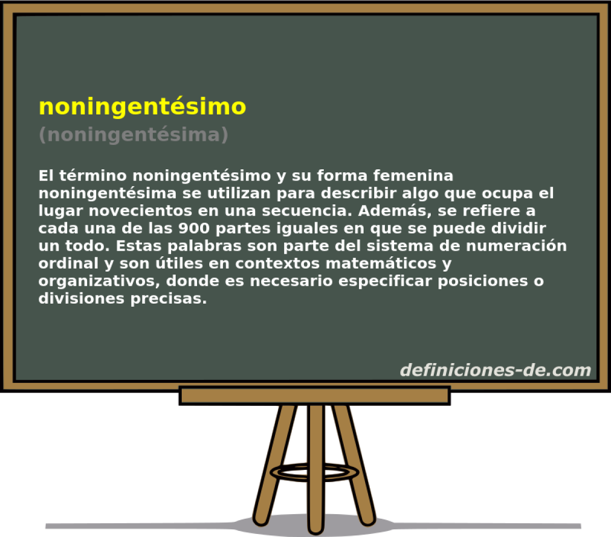 noningentsimo (noningentsima)