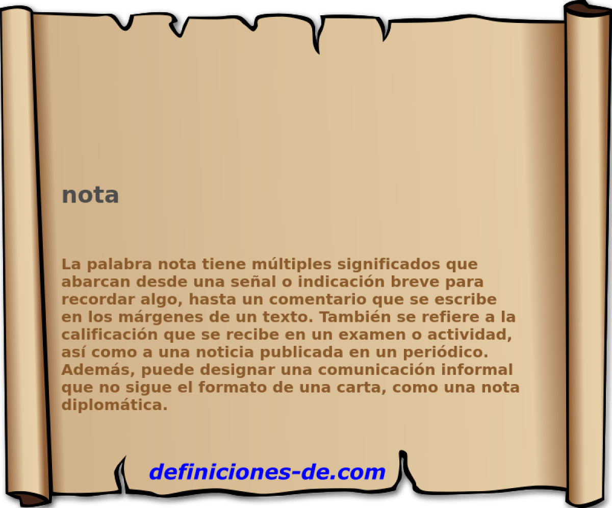 nota 