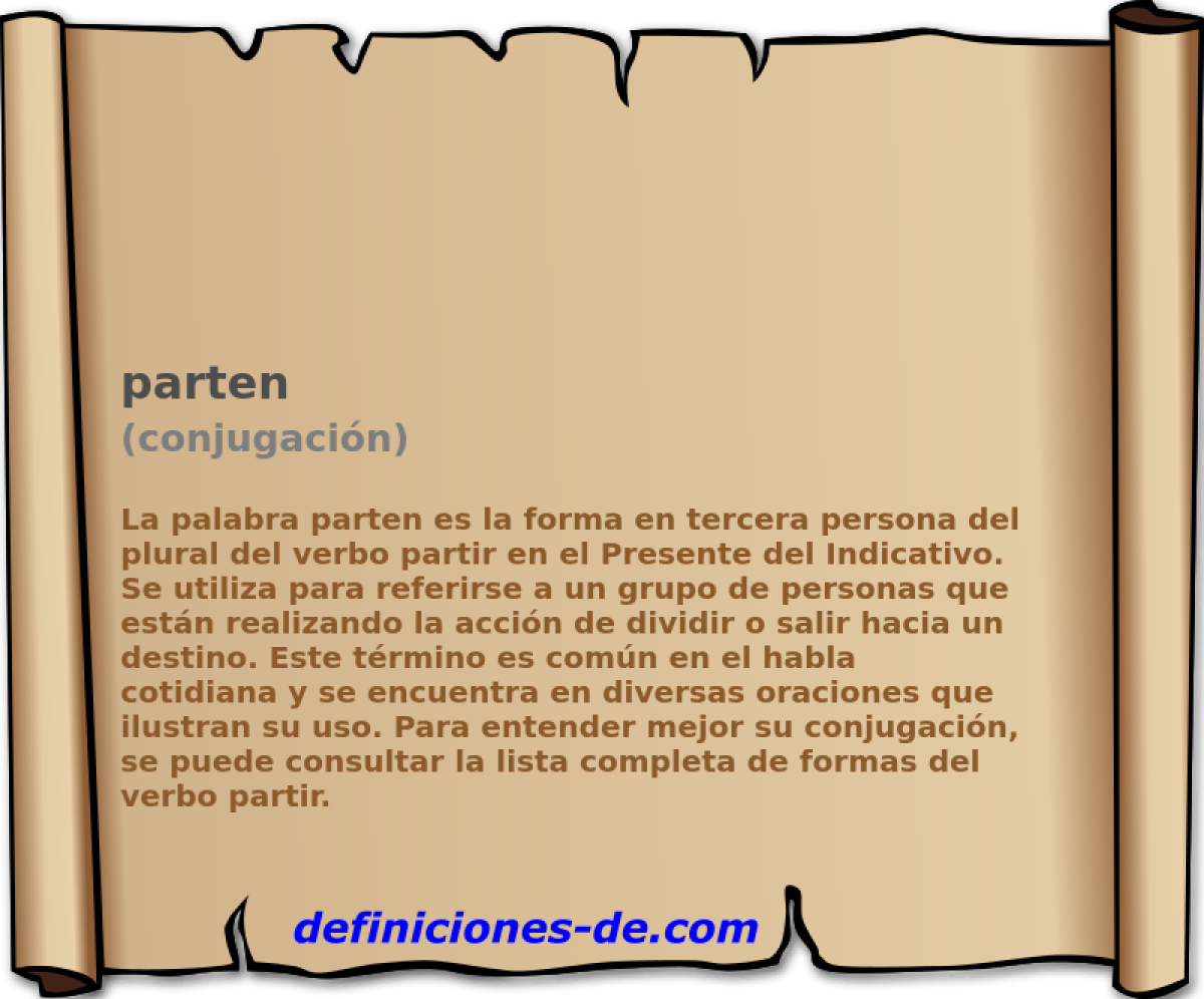 parten (conjugación)