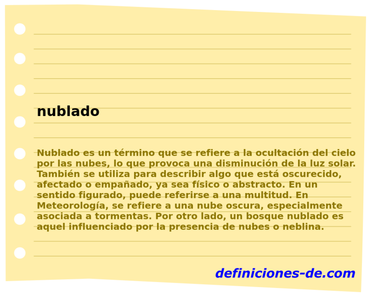 nublado 