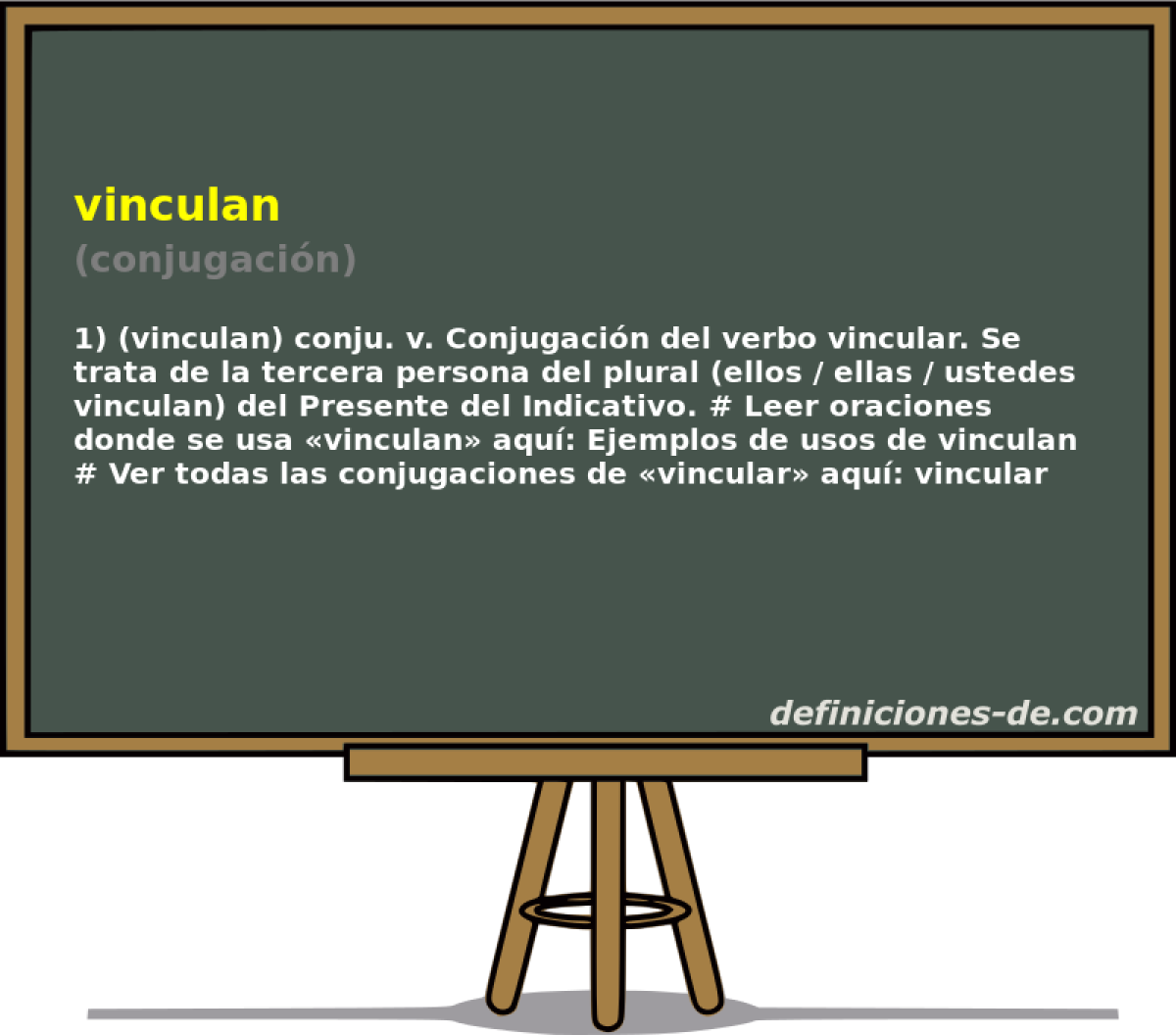 vinculan (conjugacin)