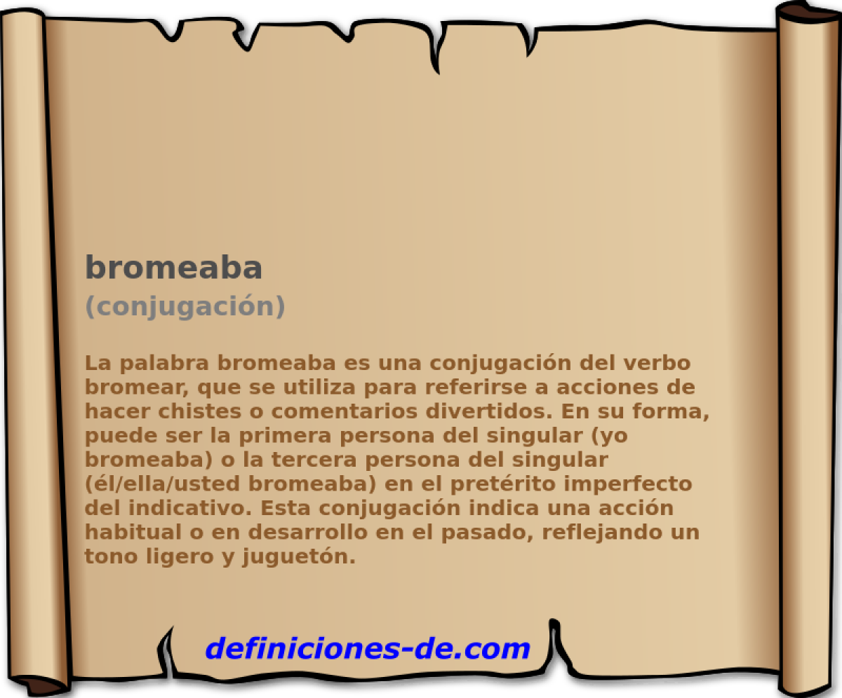 bromeaba (conjugaci�n)