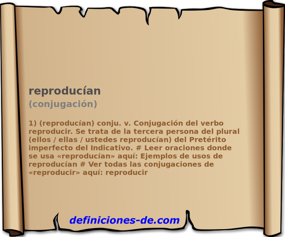 reproducan (conjugacin)