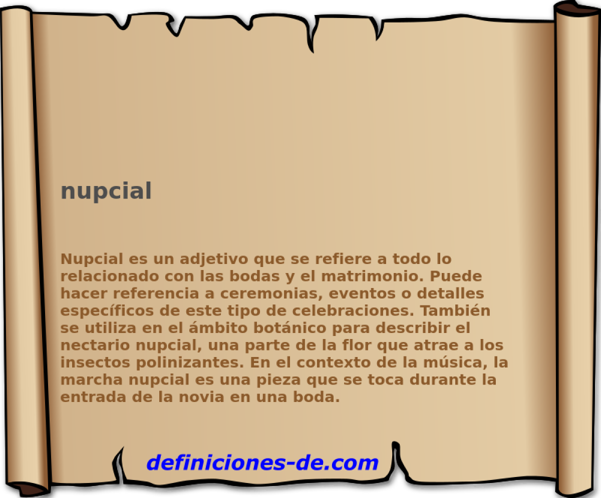 nupcial 