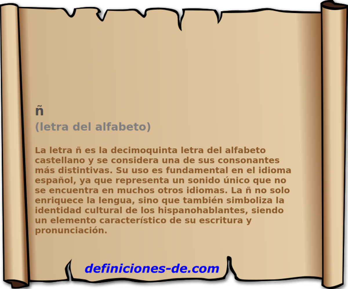 ñ (letra del alfabeto)