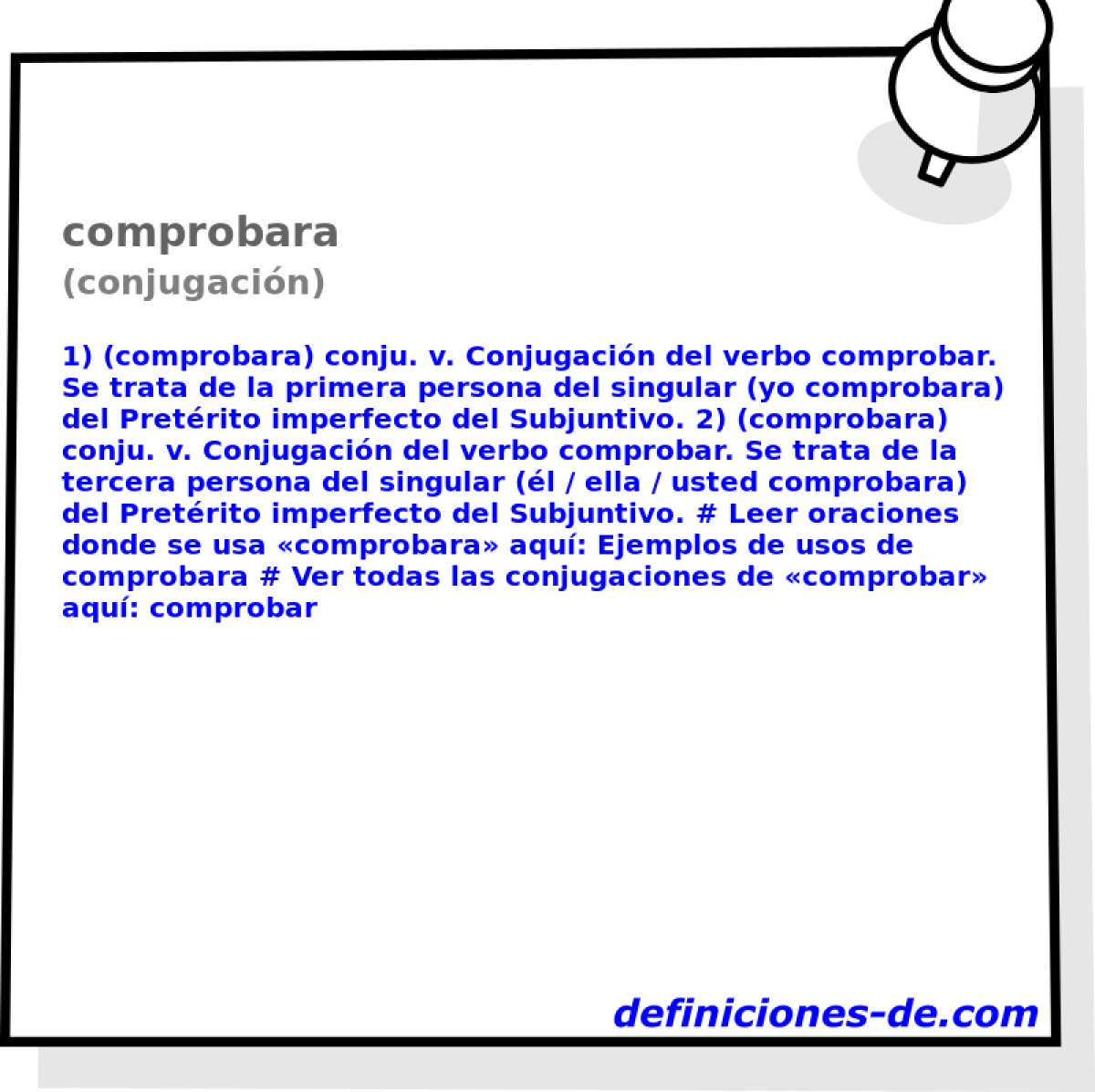 comprobara (conjugacin)