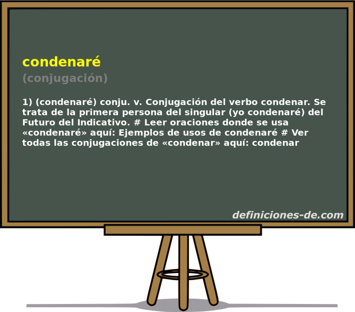 condenar (conjugacin)