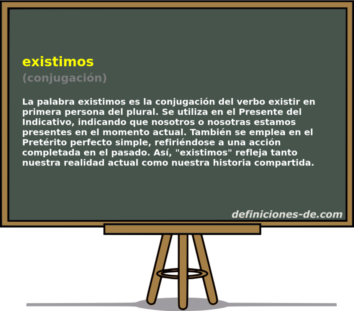 existimos (conjugacin)