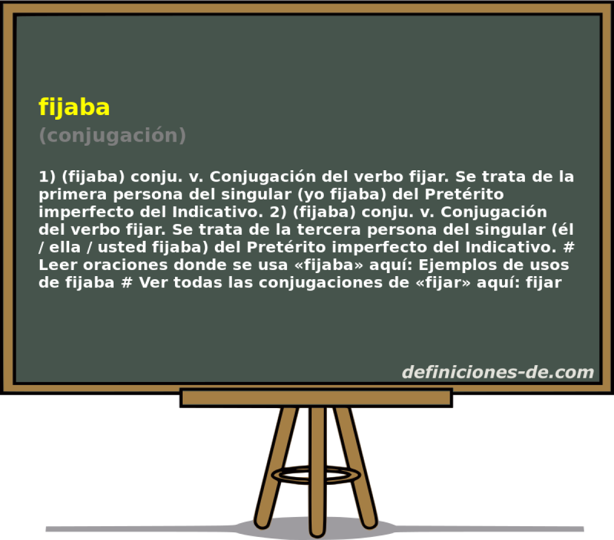 fijaba (conjugacin)