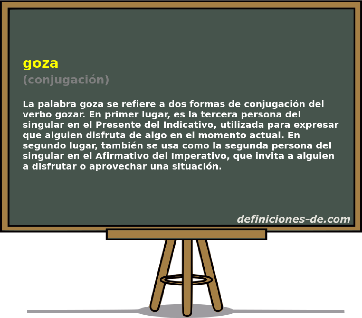 goza (conjugaci�n)