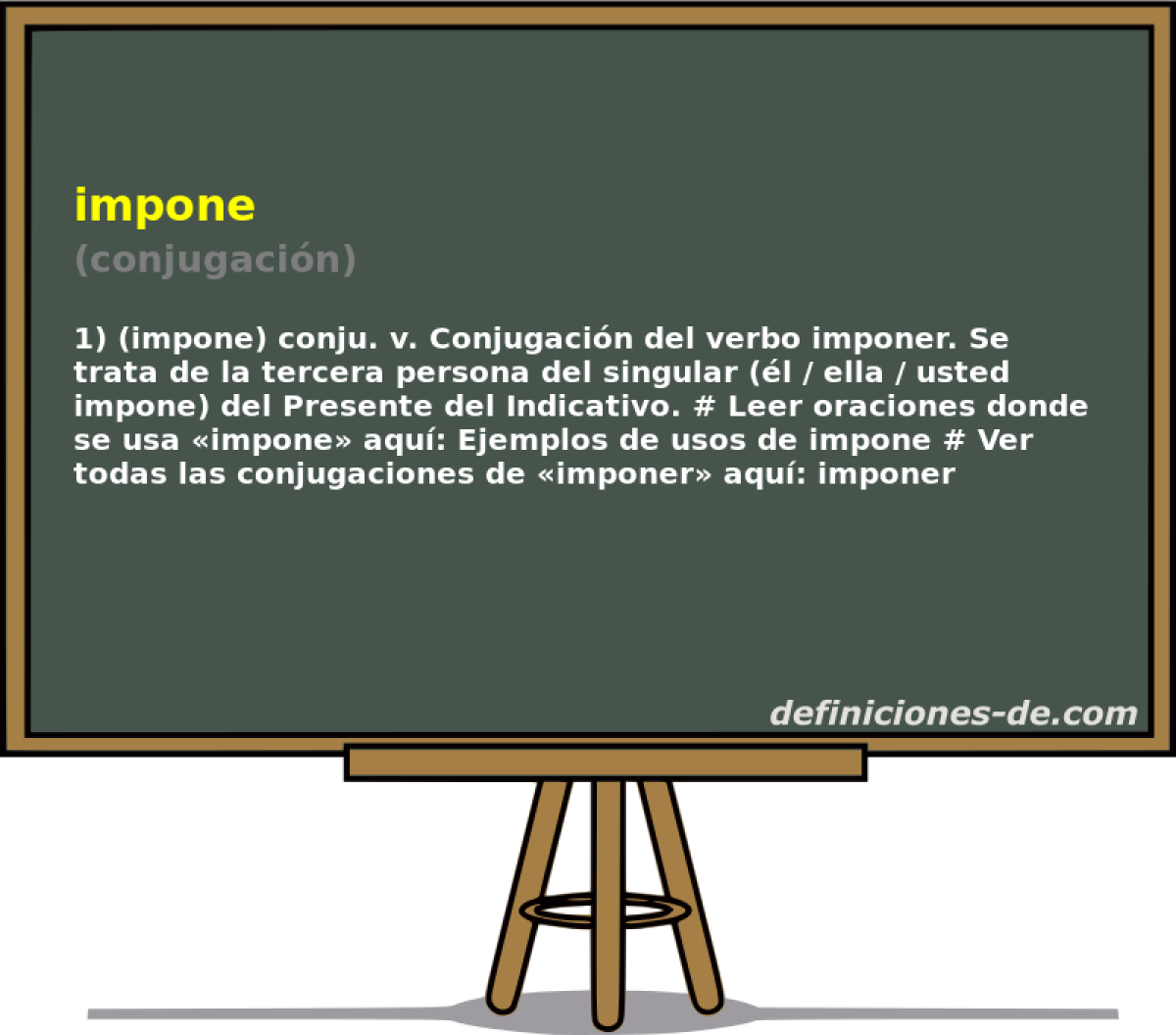 impone (conjugacin)