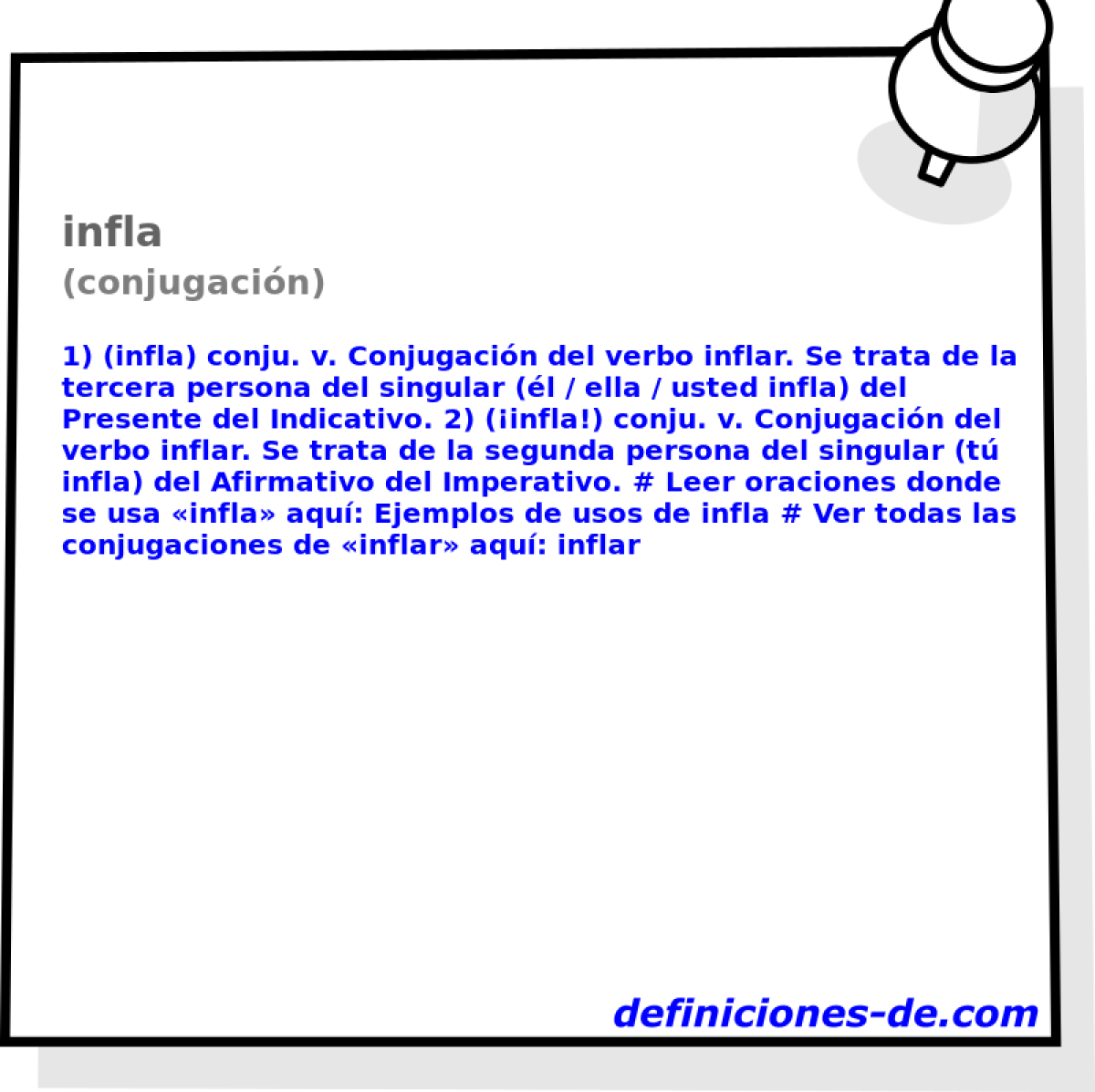 infla (conjugacin)