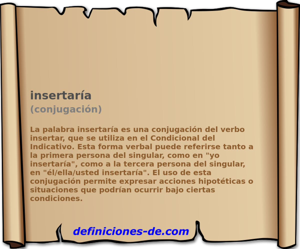 insertaría (conjugación)