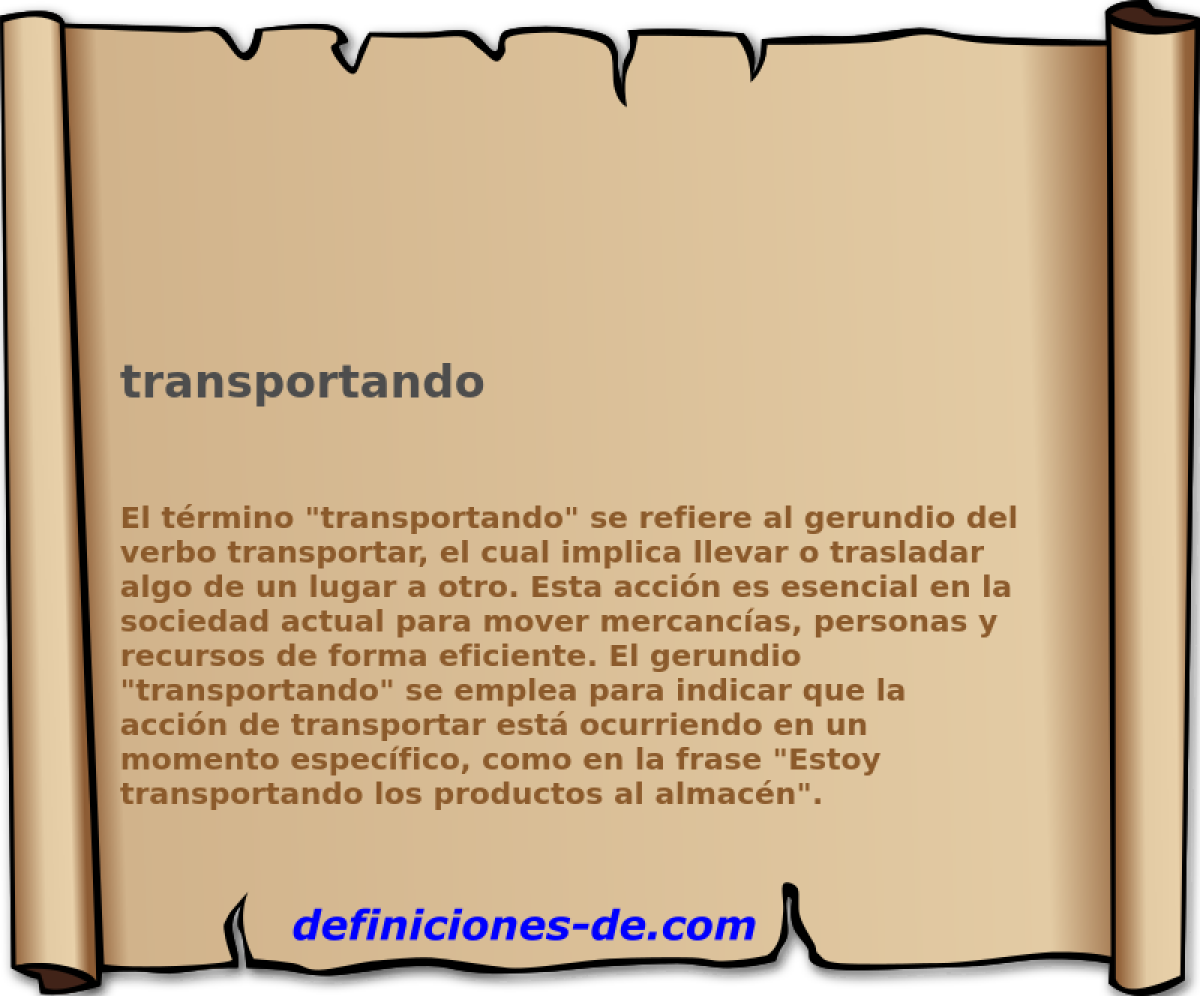 transportando 