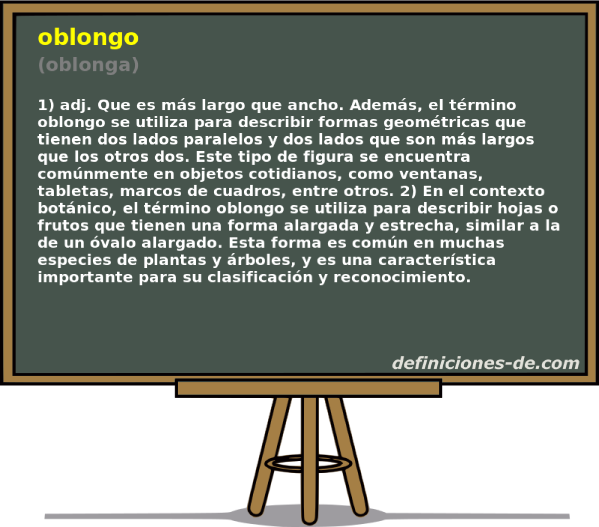 oblongo (oblonga)