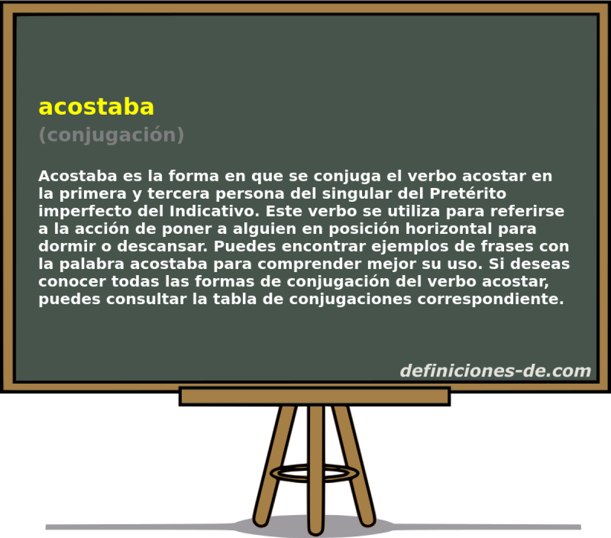acostaba (conjugaci�n)