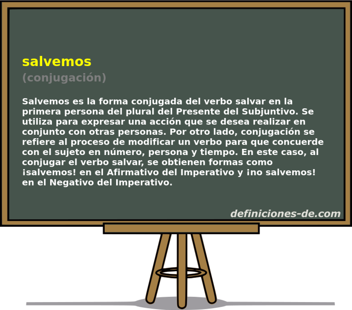salvemos (conjugación)