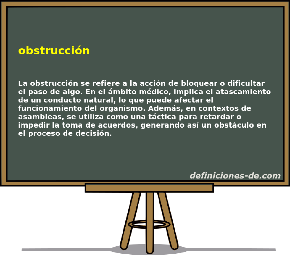 obstruccin 