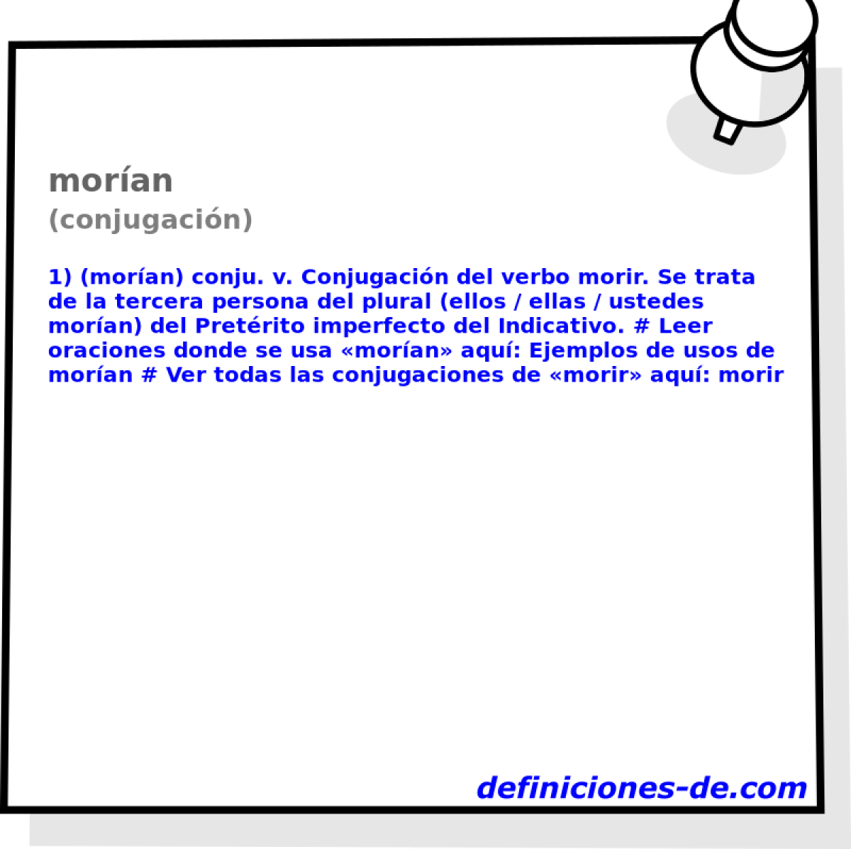 moran (conjugacin)